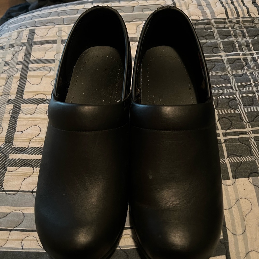 Skechers Black Mules Slip-On Comfort